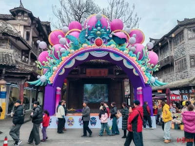 今年跨年夜都江堰灌县古城彩灯游园会即将璀璨亮相