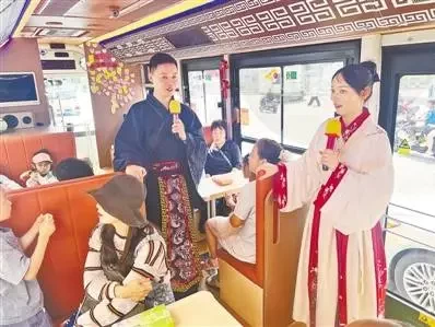 郑州公交商都号时空穿梭文旅巴士推出七夕特别活动，讲述历史故事