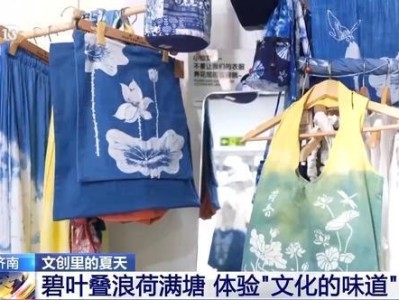暑期旅游旺季，济南荷花文创吸睛，解锁特色文化新花样