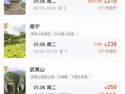 2026 元旦假期文旅市场强劲开局，节后机票大跳水