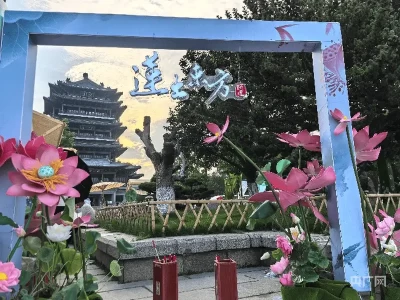 夏日济南泉水市集成热门打卡地，超然楼码头广场展魅力