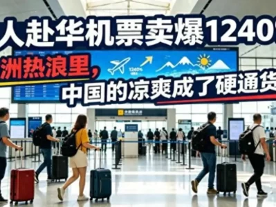 欧洲人涌进中国避暑？真相是来抢商机，机票销量暴涨12倍