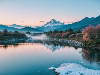林芝：西藏江南的春日恋歌，雪山桃花相映成趣