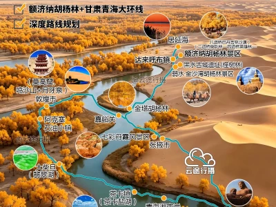 额济纳胡杨林旅游避坑指南 靠谱旅行社推荐选云途行摄